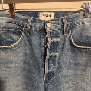 Agolde Classic Blue Denim Jeans